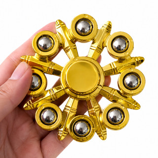 Fidget Hand Spinner Toy de Metal Colorido Anti-stress Metalico Infantil ou Adulto