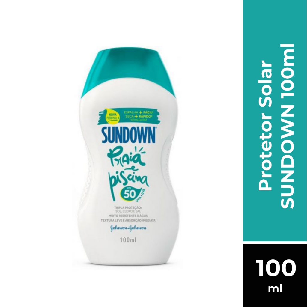 Protetor Solar Sundown FPS50 Praia e Piscina 100ml