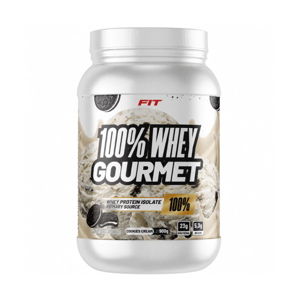 Whey Protein Gourmet 100% Concentrado e Isolado 900g Pote — imagem 1