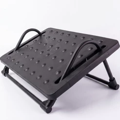 Apoio Ergonômico para os Pés Massageador e Antiderrapante 1.7.2 Preto Confortec