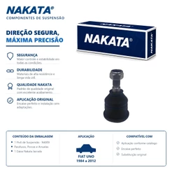Pivo De Suspensão Inferior Fiat UNO 1984 a 2012 Nakata
