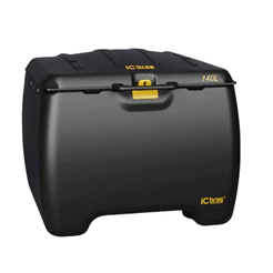 Caixa Baú 140 Litros Para Moto Caixa Bauleto Para Moto Motoboy Universal Entrega ICBRAS Resistente