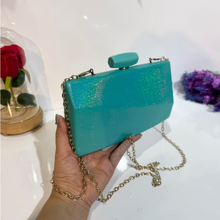 Promoção Bolsa Clutch Feminina Com Glitter Para Festa / Banquete / Casamento (Poucas peças ou Peça única)