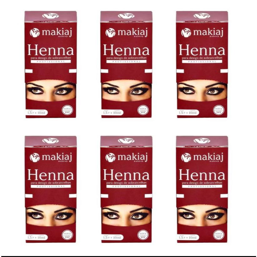 ￼henna makiaj para sobrancelhas com fixação e efeito natural - ORIGINAL