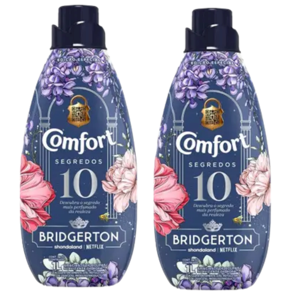 Comfort Amaciante Concentrado Bridgerton Segredos 10 1L Edição Especial