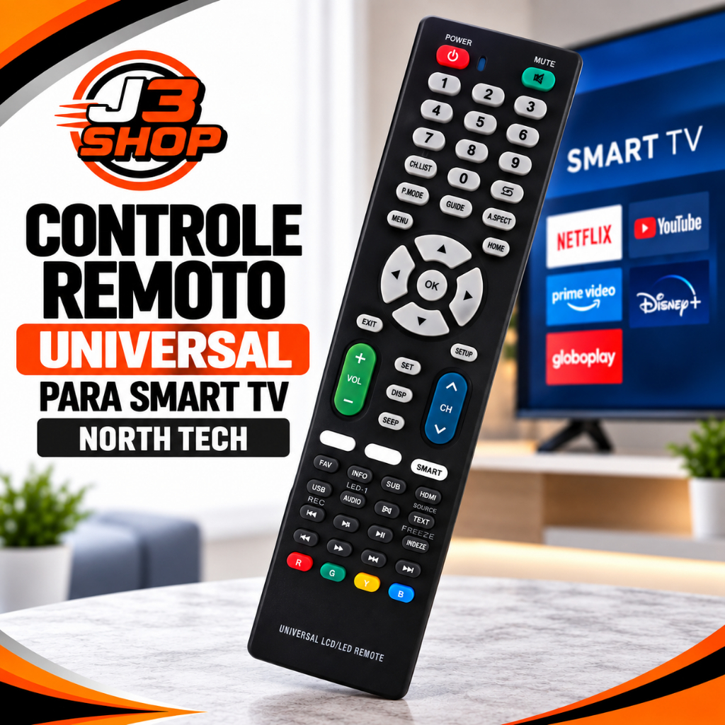 Controle Remoto Universal Para Smart Tv North Tech