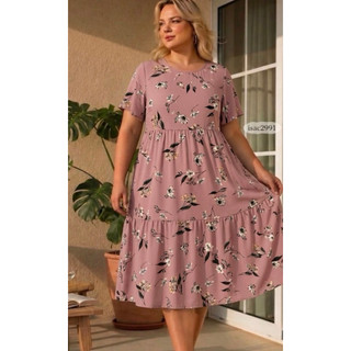 vestido suplex plus size tereza digital manga saia rodada
