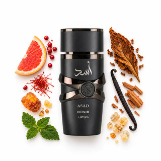 Perfume Árabe Asad Masculino / Asad Elixir / Asad Bourbon / Yara Feminino/Yara Elixir EDP Original Alta Fixação