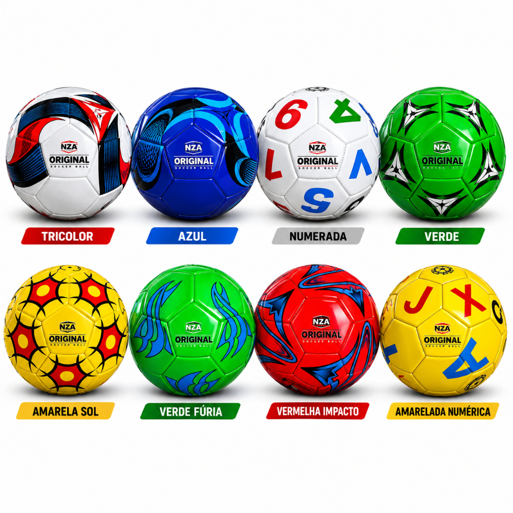Bola Futebol Campo Tamanho Oficial Costurada Númerada couro sintético