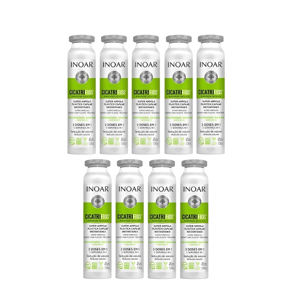 Inoar Kit Cicatrifios 9 Ampolas 45ml