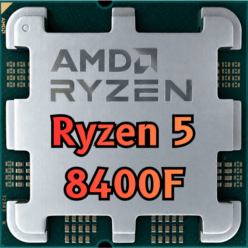 Processador AMD Ryzen 5 8400F, 4.2 GHz (4.7 GHz Max Turbo), Cache 22MB, 6 Núcleos, 12 Threads, AM5, Sem Vídeo Integrado