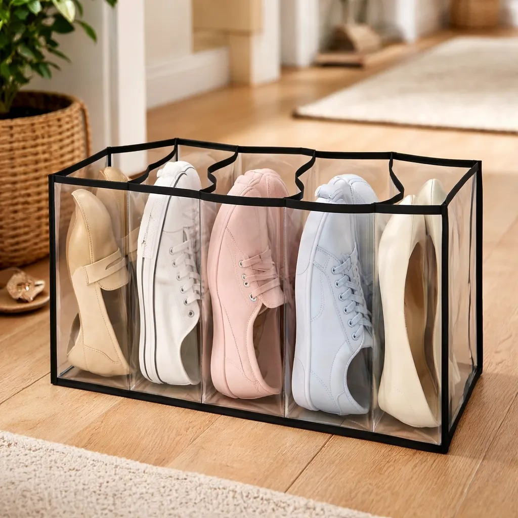JL Casa Colmeia GG sapatos toalhas de banho moleton calça jeans plástico reforçado 40cm x 30cm x 25cm — imagem 2 de 2