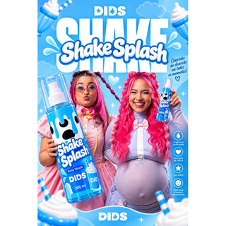 Shake Splash DIDS • Body Splash • Lançamento Emilly Vick Os Rosas Fragrância 200ml