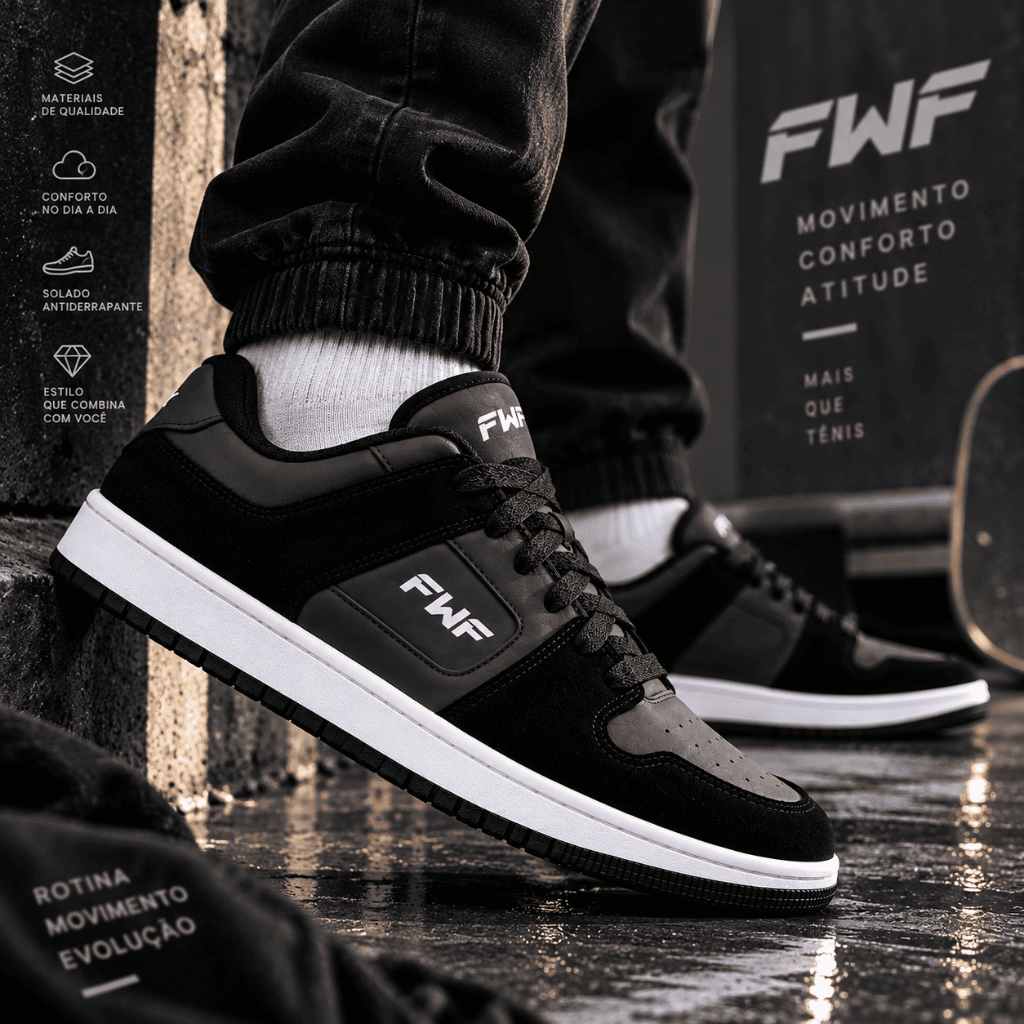 Tenis Masculino Skate Tênis Casual Social Feminino Preto Dia A Dia Manteca Promoção
