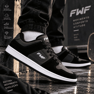 Tenis Masculino Skate Tênis Casual Social Feminino Preto Dia A Dia Manteca Promoção