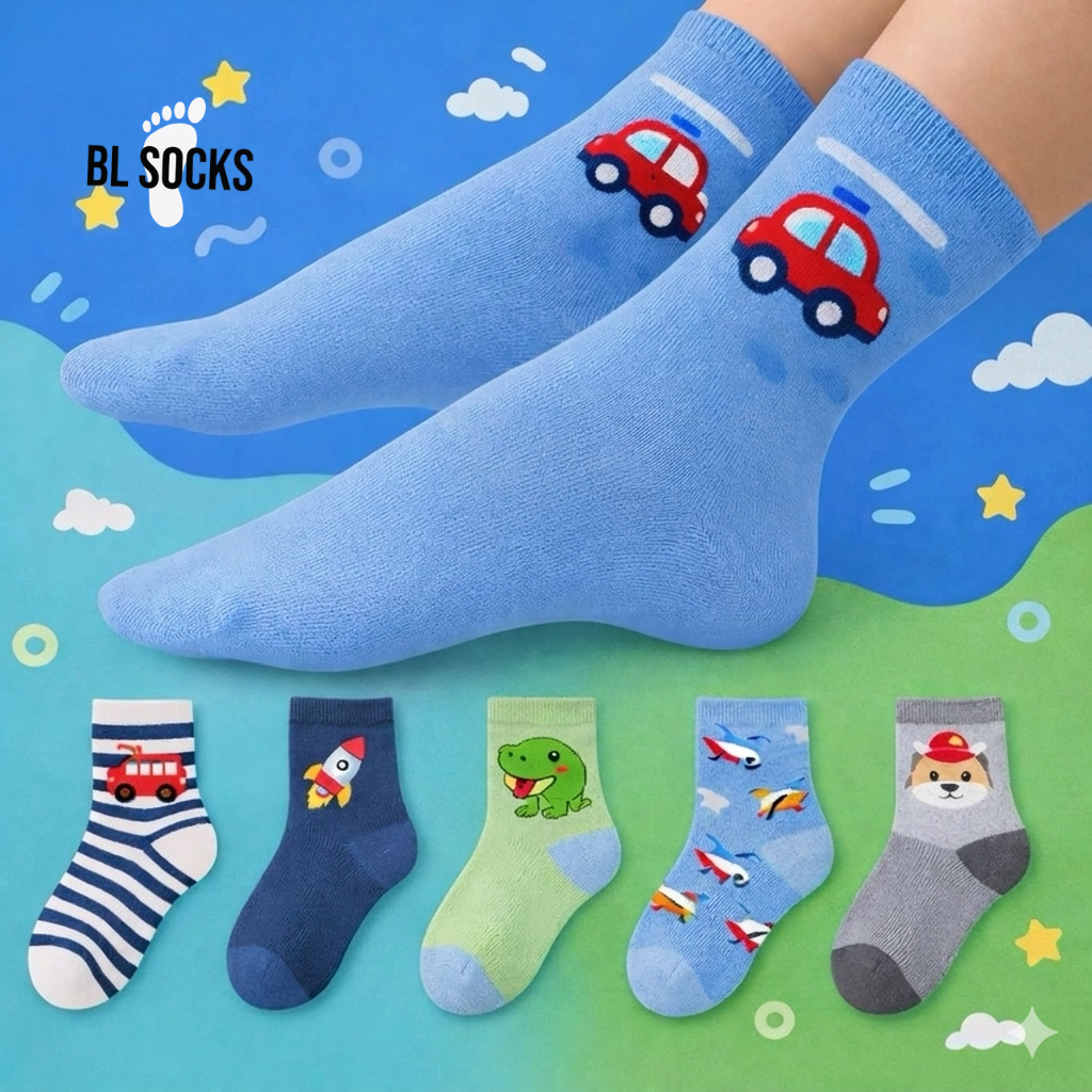 24 Pares de Meias Infantil Menino Juvenil Masculina Sortidas Estampadas PROMOÇÃO ENVIO IMEDIATO