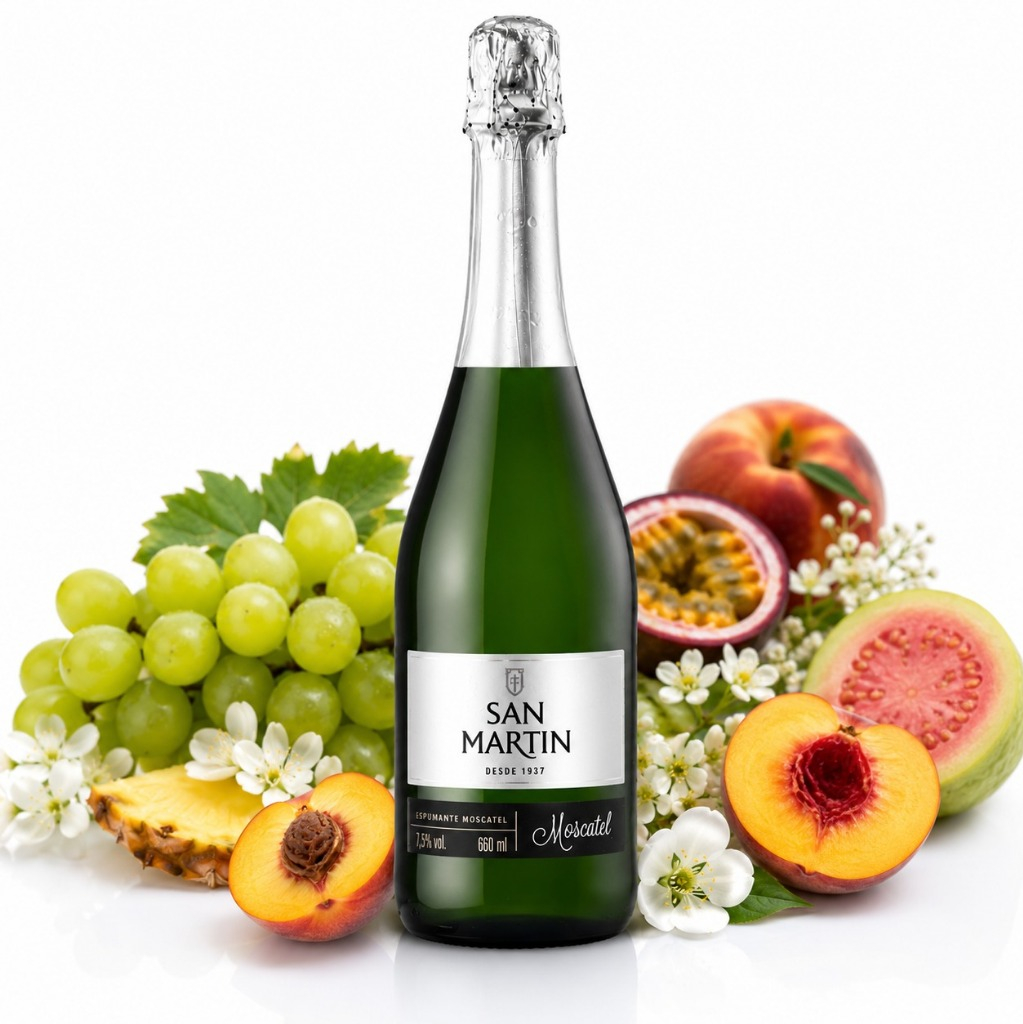 Espumante Nacional San Martin Branco Moscatel Doce 660 ML