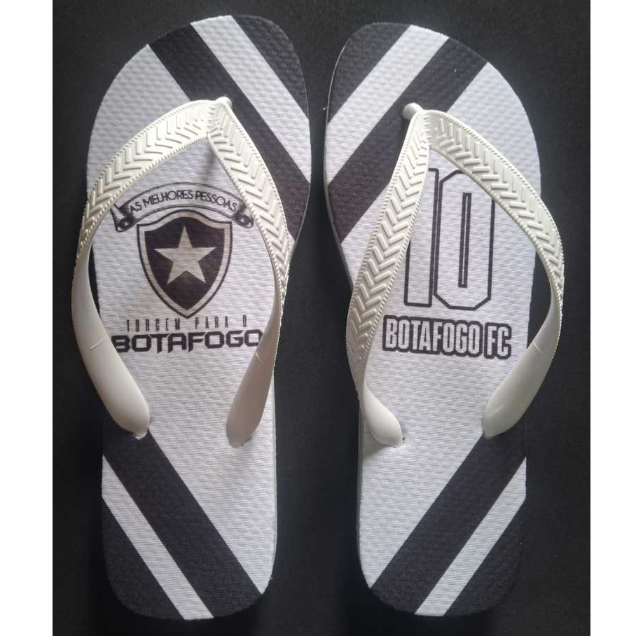 Chinelo Do Botafogo Time/Infantil/Adulto/Menino/Menina