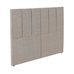 Cabeceira Estofada Cama Box Casal Queen DUBAI em Linho/Suede