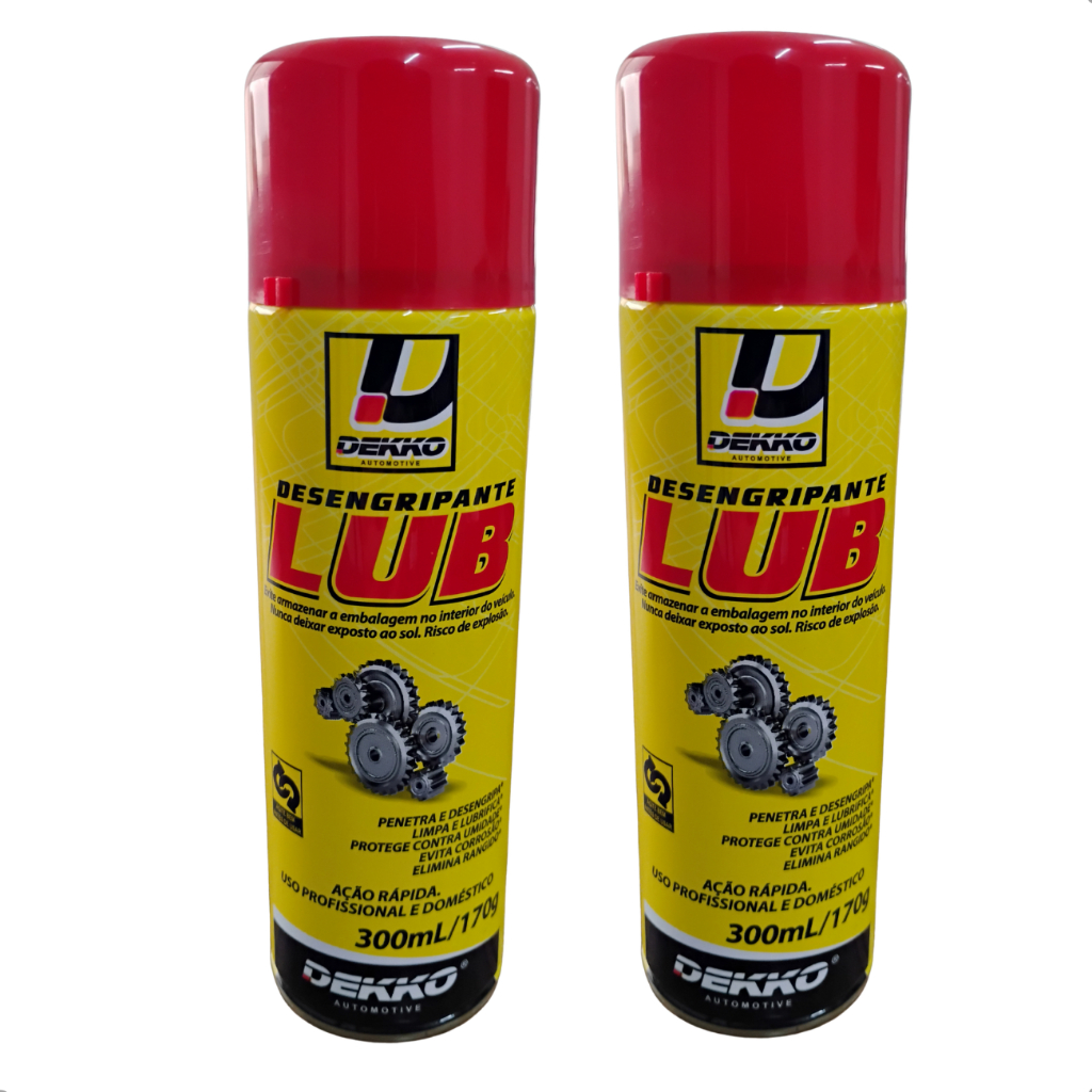 Kit 2 Spray Desengripante Lubrificante Dekko Antiferrugem