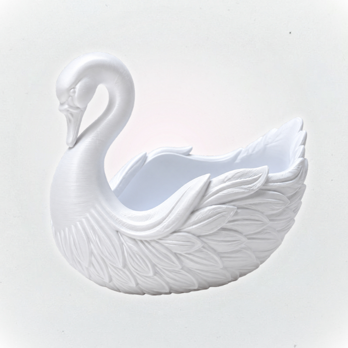 PORTA JOIA CISNE COQUETTE | PORTA TRECO ORGANIZADOR | DECORAÇÃO DE QUARTO | ROSA BEBÊ | BRANCO | PRETO — imagem 2 de 2
