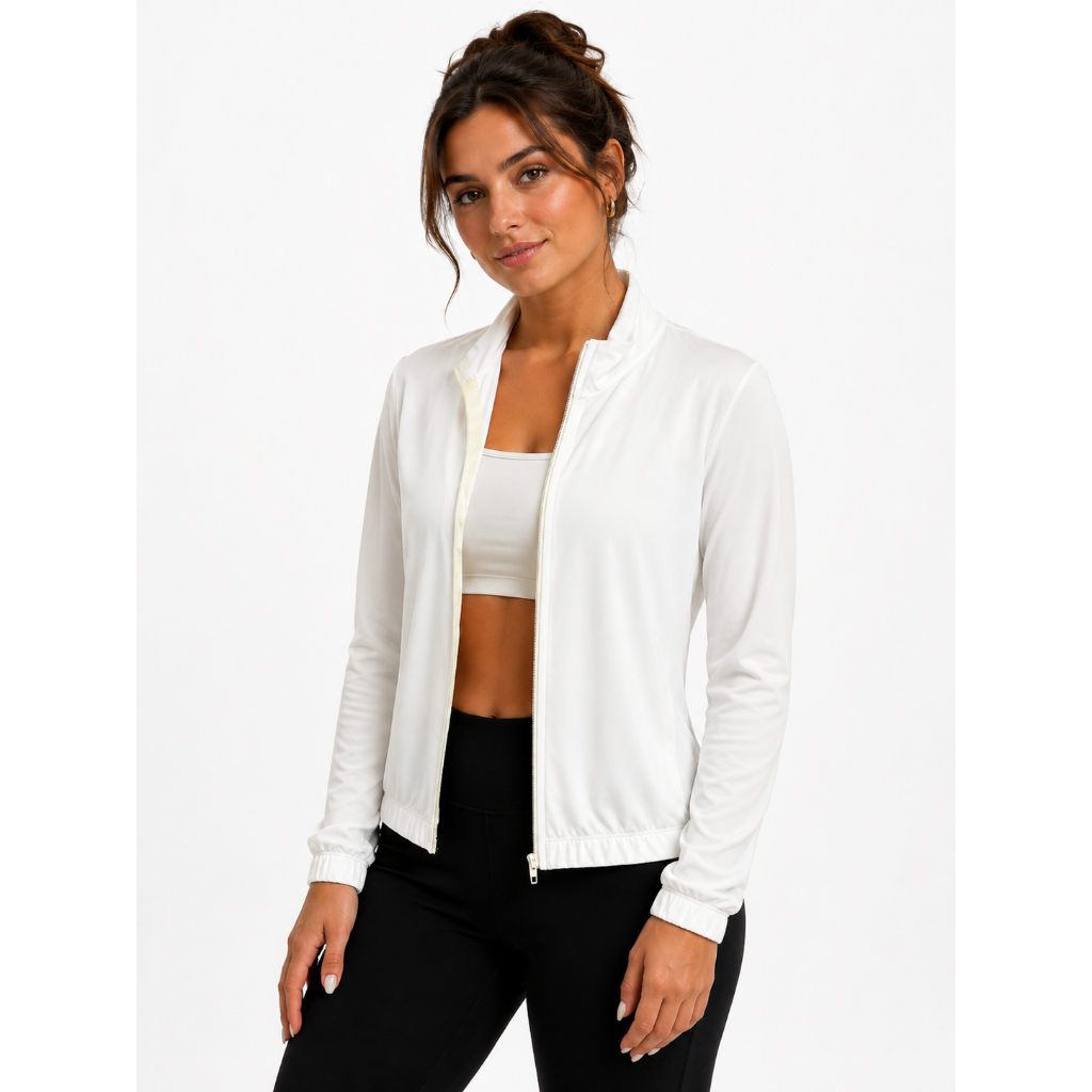 Kit 2 Jaquetas Fitness Feminina Adulto Casual Confortável Academia Treino e ganhe mais 1 de brinde