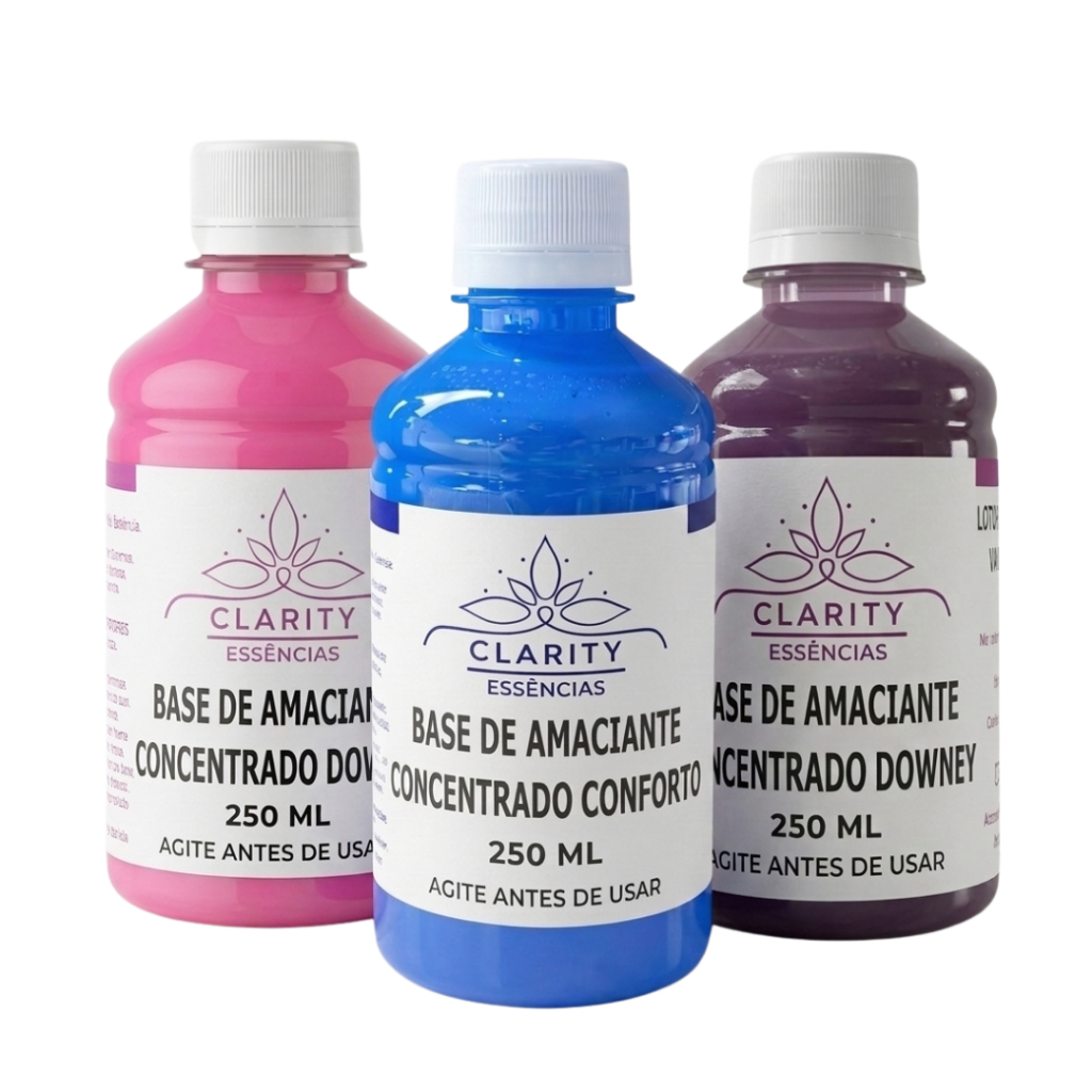 Amaciante Base Super Concentrada Faz 25 Litros Tenha Roupas Perfumadas, Macia e + Economia