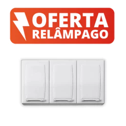 Armário de Cozinha Aéreo Itatiaia Aço 3 Portas Luce IP3-105 Branco Neve