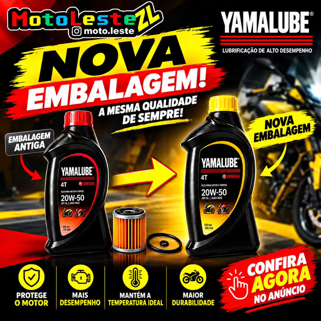 Óleo Yamaha Yamalube 20w50 1l Mineral 4t