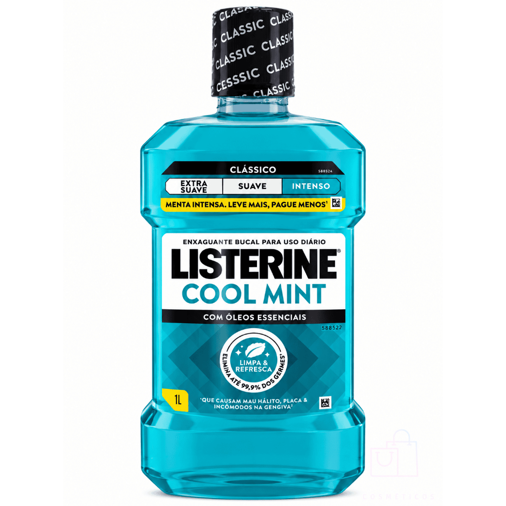 Antisséptico Bucal Listerine Cool Mint 1,0 Litro