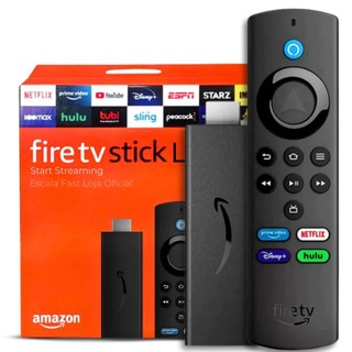 Novo Amazon Fire Stick TV Lite HD 2ª Geração Alexa Original Streamers - Envio Imediato