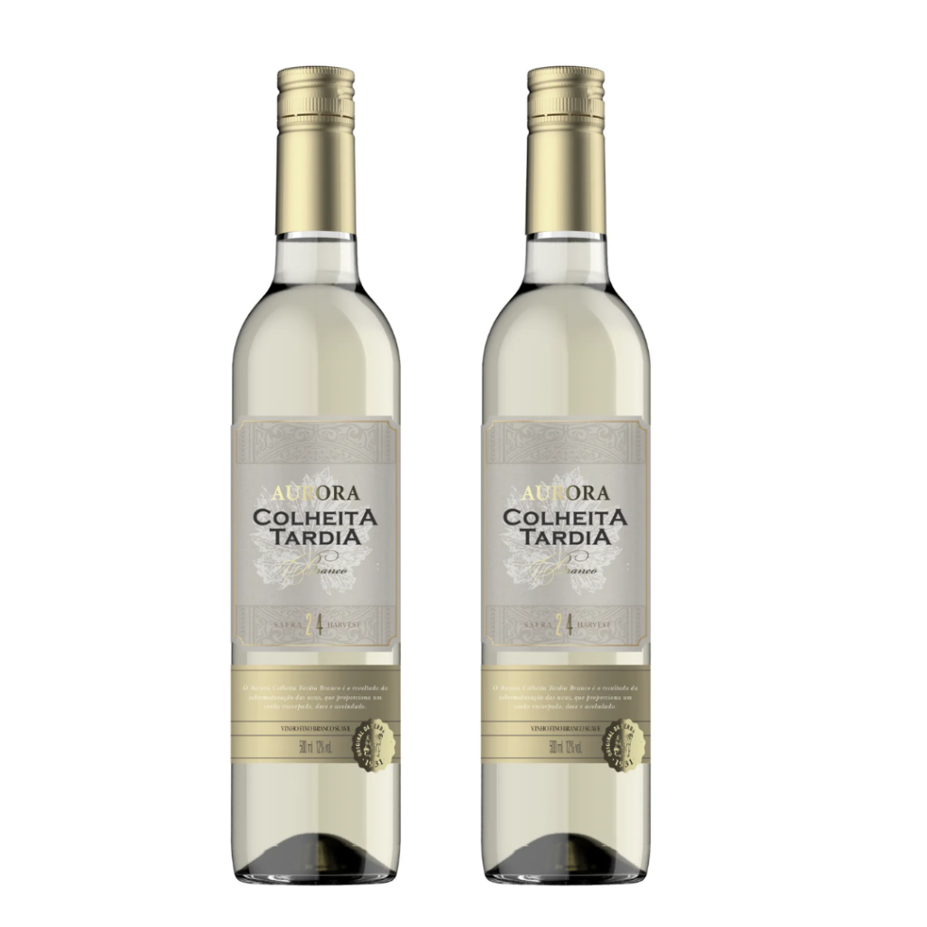 VIN BCO COLHEITA TARDIA 500ML KIT 2 UNIDADES