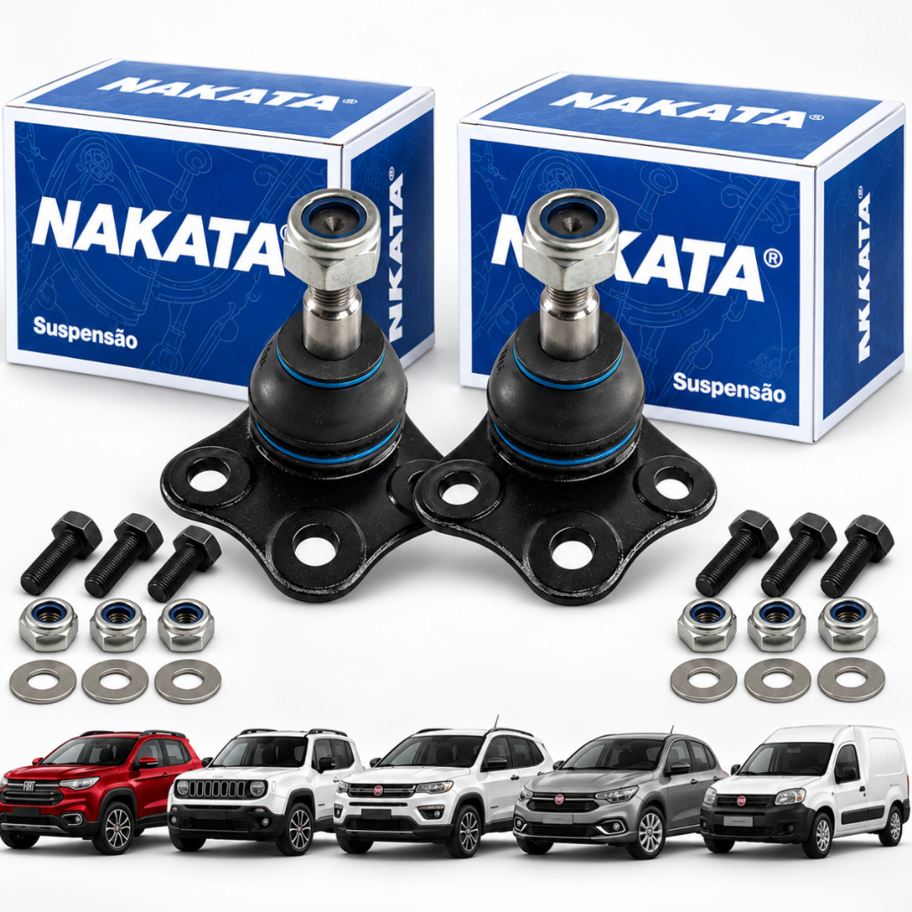 Par Pivô Suspensão Dianteira Original Nakata Palio Doblo Mobi Grand Siena Fiorino