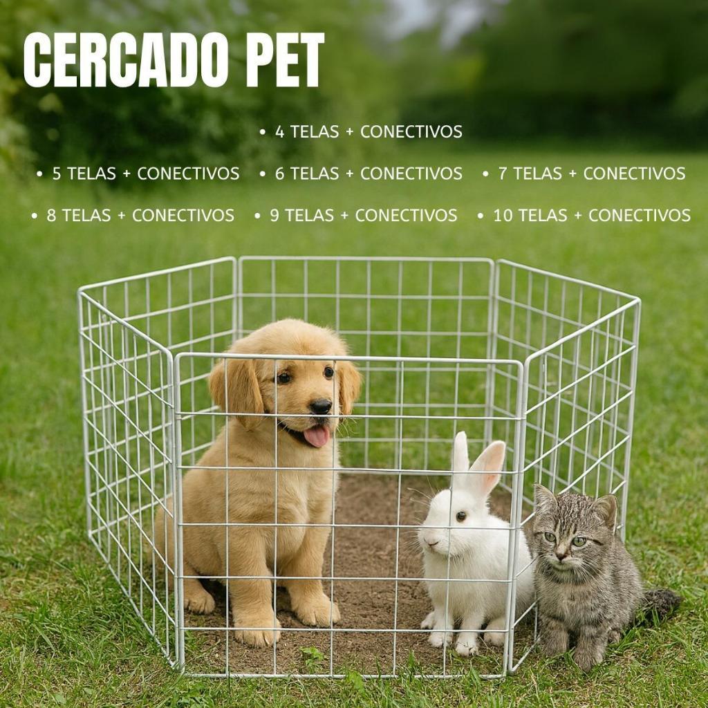 Cercado Para Cachorro Grade 30x30 Animais Segurança Casa Prático Promoção