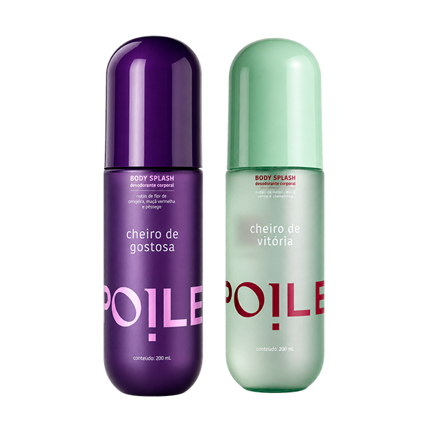 Kit 2 Body Splashes Memórias: Cheiro de Vitória e Cheiro de Gostosa (200ml)