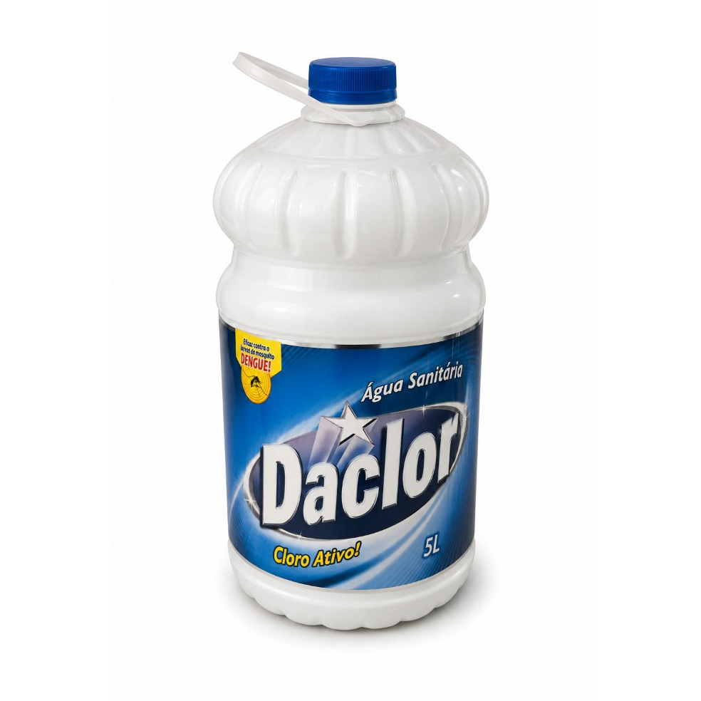 Água Sanitária Daclor 5L Solução Prática Limpeza Eficiente
