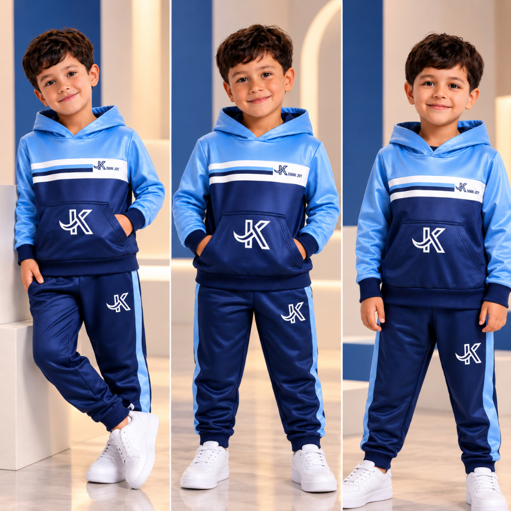 Conjunto Infantil De Inverno - calça + casaco Ou calça + blusa + casaco - Tamanho 2 Ao 12