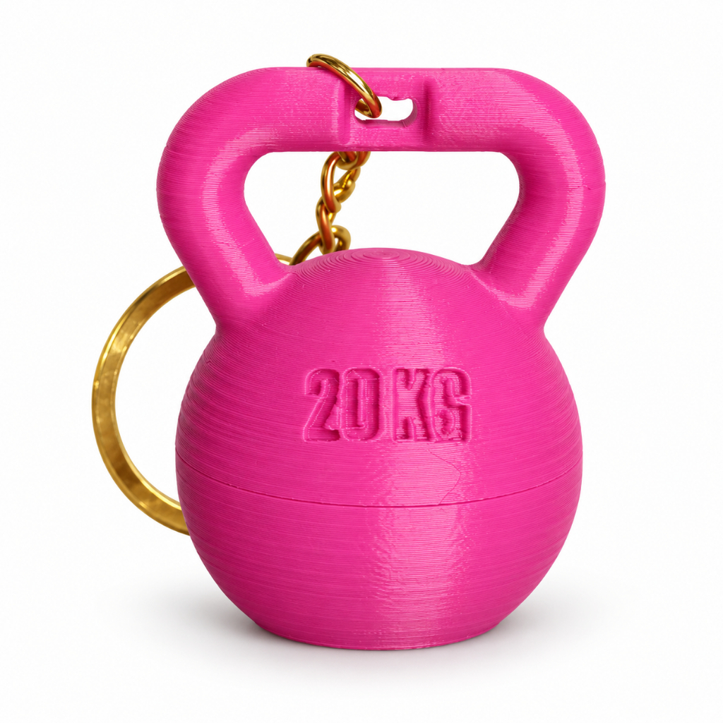 Chaveiro Porta-Anéis para Academia em Formato de Kettlebell | Porta-Joias para Treino