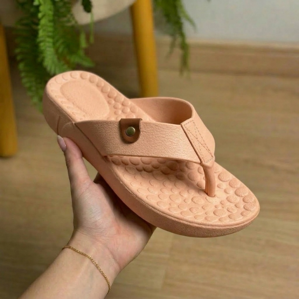Sandália Feminina Ortopédica Nuvem Moda Ultraconforto Leve Macia Esporão Fascite Plantar Calcaneo Joanete Antiderrapante