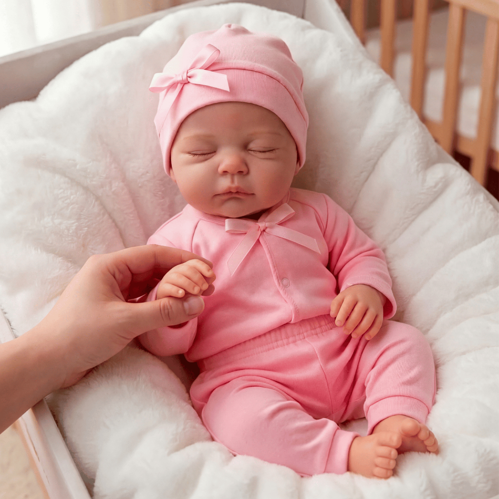 Boneca Bebê Reborn Menina Livia  Siliconada Envio Rápido Com Itens