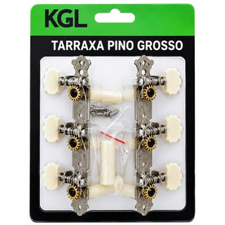 Tarraxa Tarracha Violão Pino Grosso Cromado Promocao