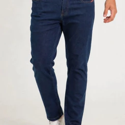 Calça Jeans Masculina Regular Básica Polo Wear Jeans Escuro