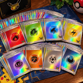 Cartas Pokémon Energia Básica Brilhantes 30 Anos Foil Original | 5 a 25 Unidades