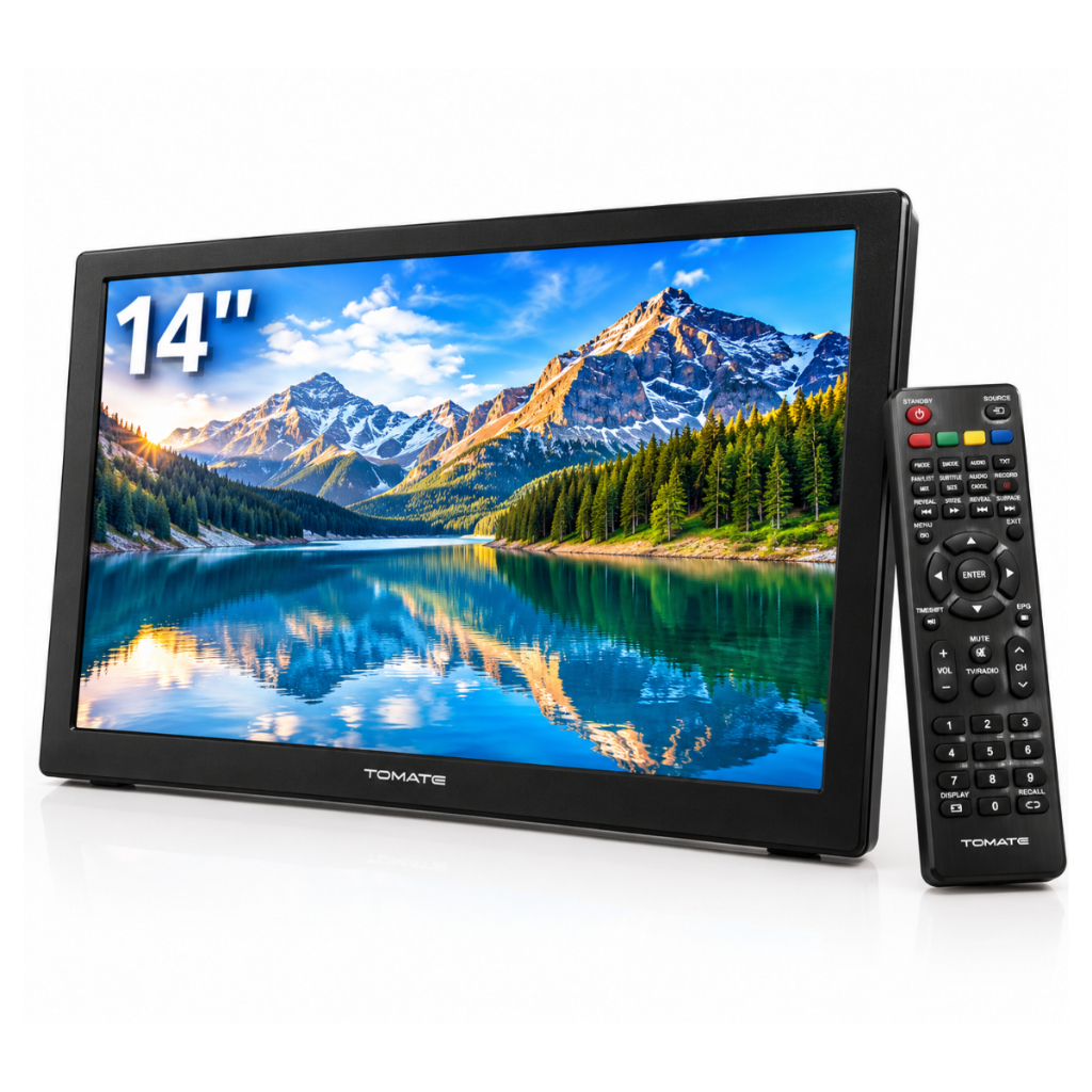 Monitor Portátil 14" Bluetooth Full HD HDMI USB com Bateria Alto-Falante Compartilhamento de Tela