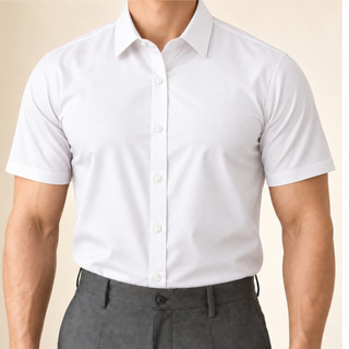 Camisa Masculina Old Money Casual Passa Facil Manga Curta Moda Luxo Passa Facil