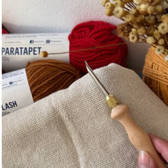 Tecido tufting e punch needle - 100% Algodão - base primária - LARGURA 1,7m
