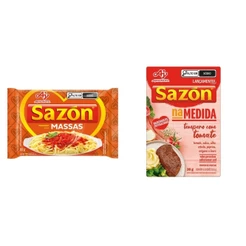 Kit Tempero SAZÓN® para Massas - Para Massas 60g e Na Medida Tomate 30g - Ideal para Macarrão, Molhos e Risotos
