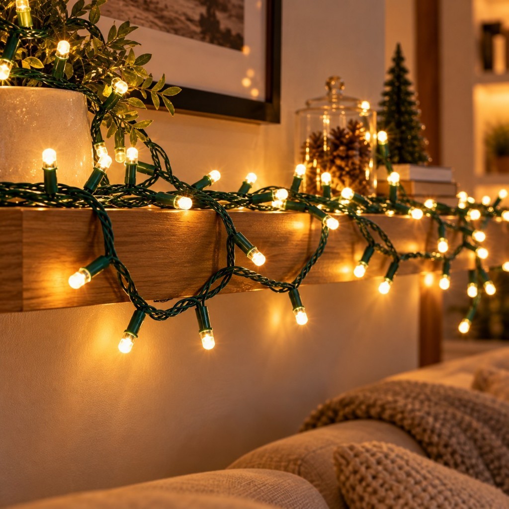 Pisca-pisca 100 Leds Cordão De 9 Metros Decoração 127 Volts — imagem 2 de 2