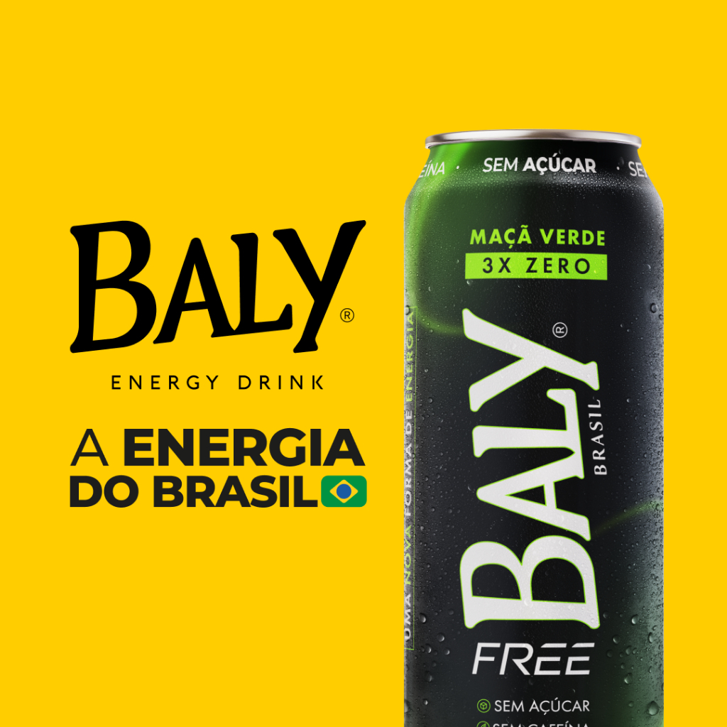 Energético Baly Free Maçã Verde 473ml Pack 6 Latas — imagem 2 de 2