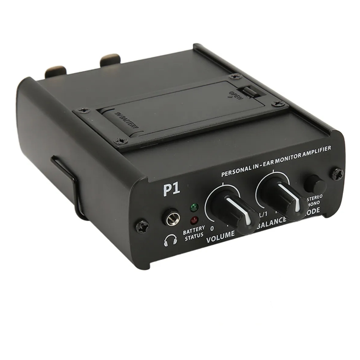 Amplificador de Fone de Ouvido Estéreo, Mini Amplificador Portátil de 3,5 Mm Com Entradas XLR Duplas